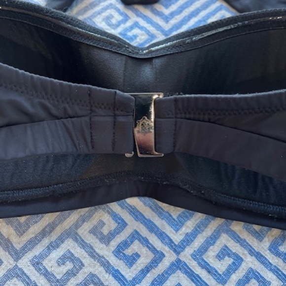 Everyday Sunday Black Bandeau Convertible Bikini Top, SZ 6 - Picture 6 of 14